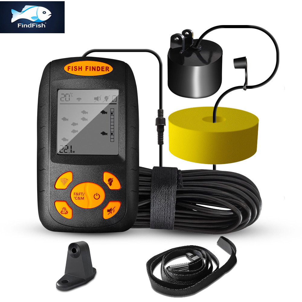 Fish Finder Transducer 200Khz - FindFish Smart Portable Sonar Fish Finder