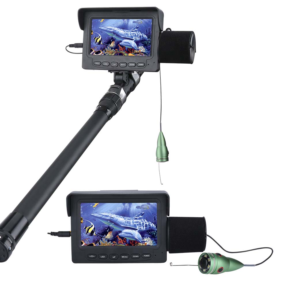 Fish Finder Ice Fishing - 15M 1200TVL Underwater Fishing Camera with