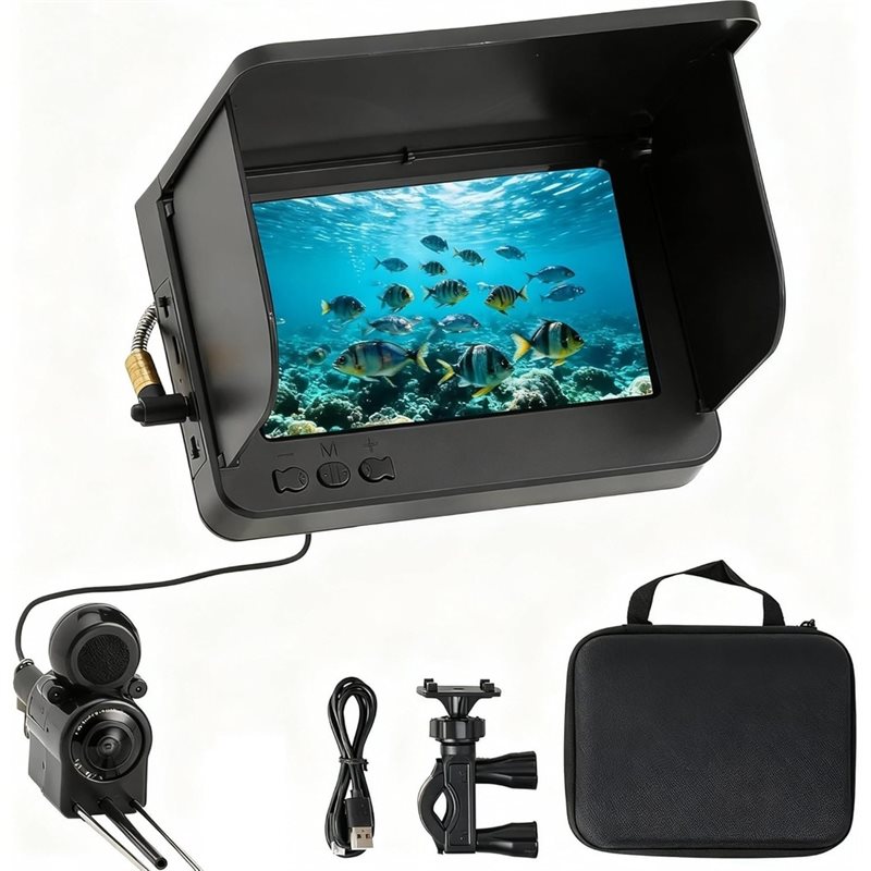 Fish Finder Kayak Portable - A07T-Fishing Finder Camera Underwater:220° Wide-Angle Lens/Portable