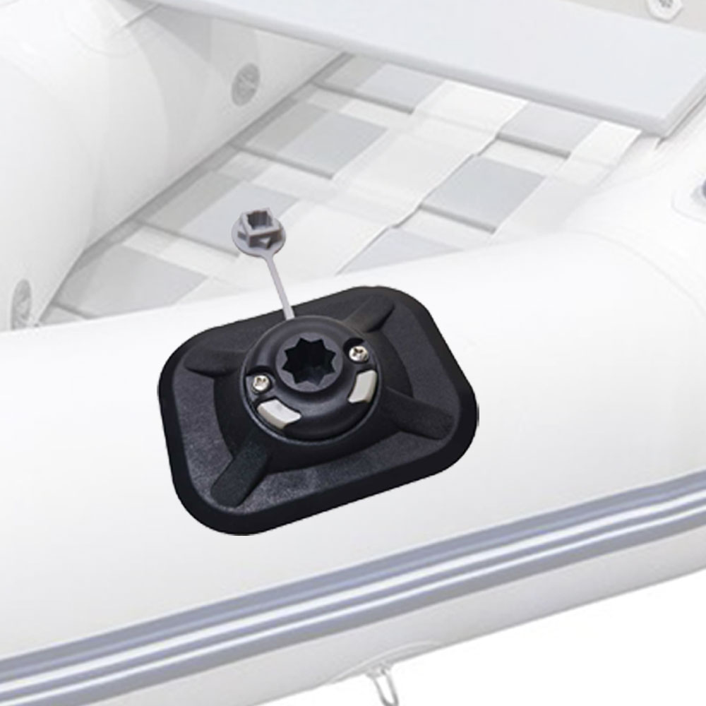 Fish Finder Transducer Mount - PVC Inflatable Boat Fishing Rod Holder
