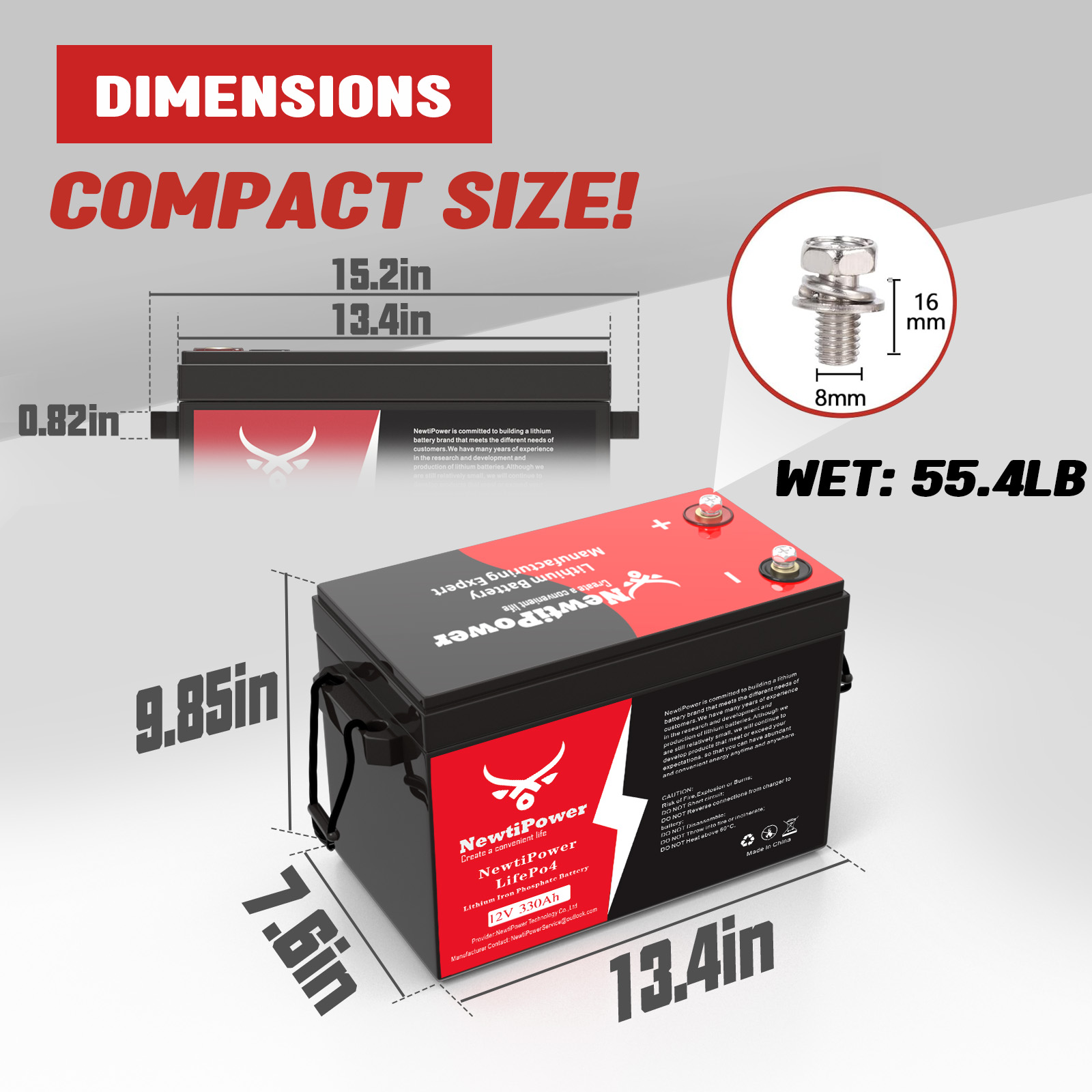 PAOWERIC 12V 330Ah LiFePO4 Bat - Fish Finder Battery 12V ulasan dan harga