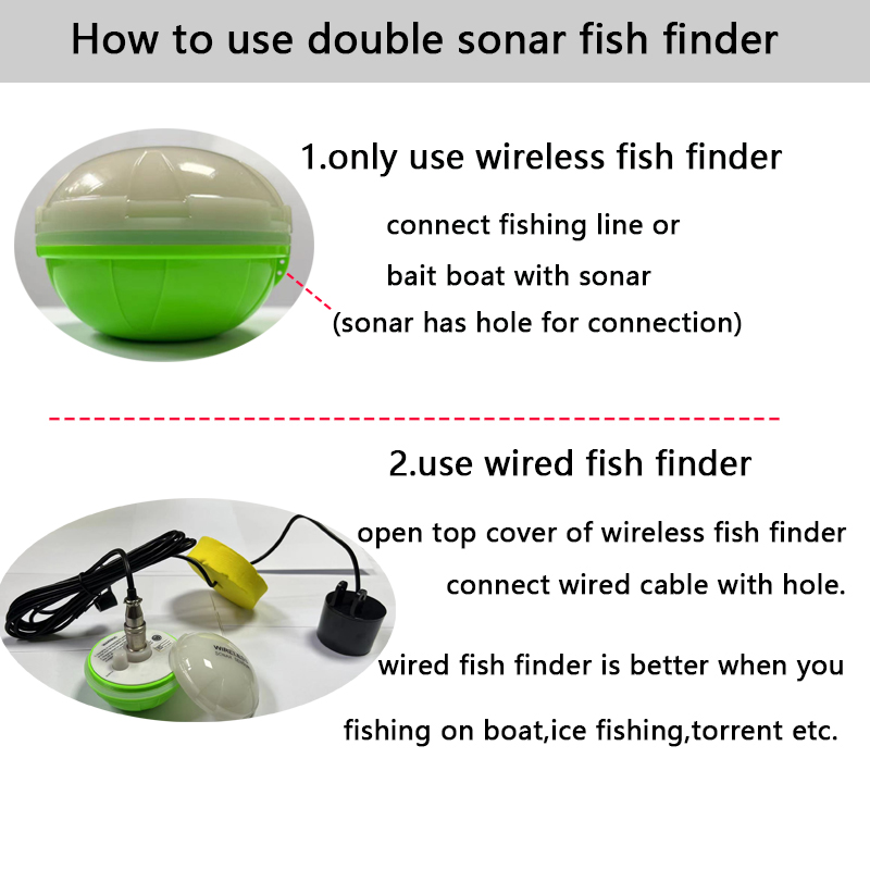 Portable Fish Finder Bluetooth - Chirp Sonar Fish Finder ulasan dan harga