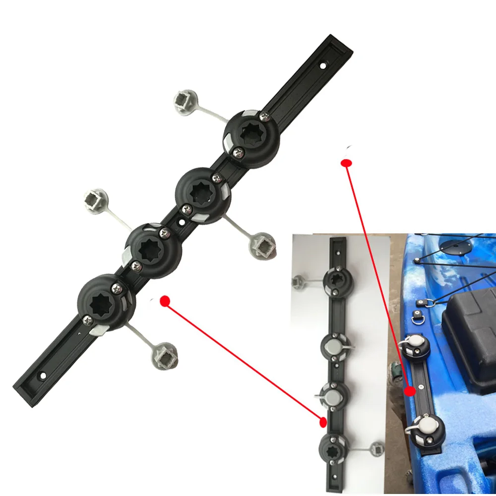 Kayak Aluminum Slide Track Rai - Fish Finder Transducer Mount ulasan dan harga