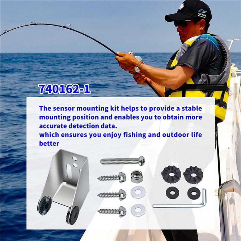 2pcs Heavy-Duty Metal Transduc - Fish Finder Transducer Mount ulasan dan harga