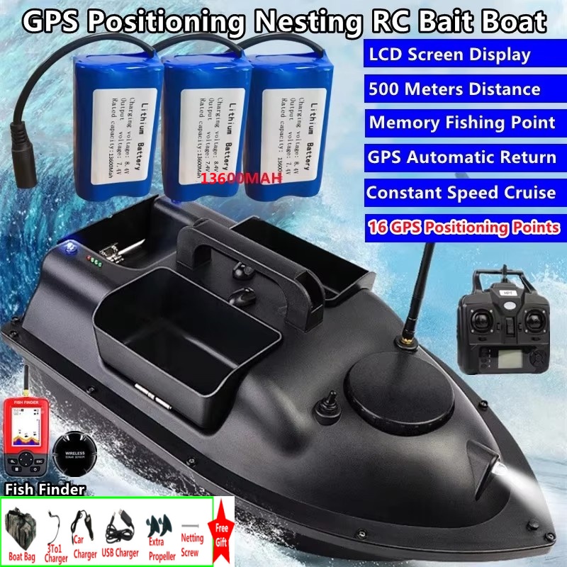 Sonar Finder 16 GPS Auto Retur - Chirp Sonar Fish Finder ulasan dan harga