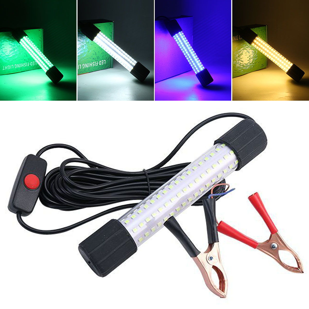 Underwater Fishing Lamp 15W Wa - Fish Finder Battery 12V ulasan dan harga