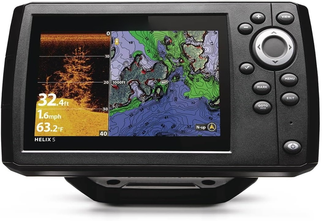 5-Inch Display-Helix 5 Chirp D - Chirp Sonar Fish Finder ulasan dan harga