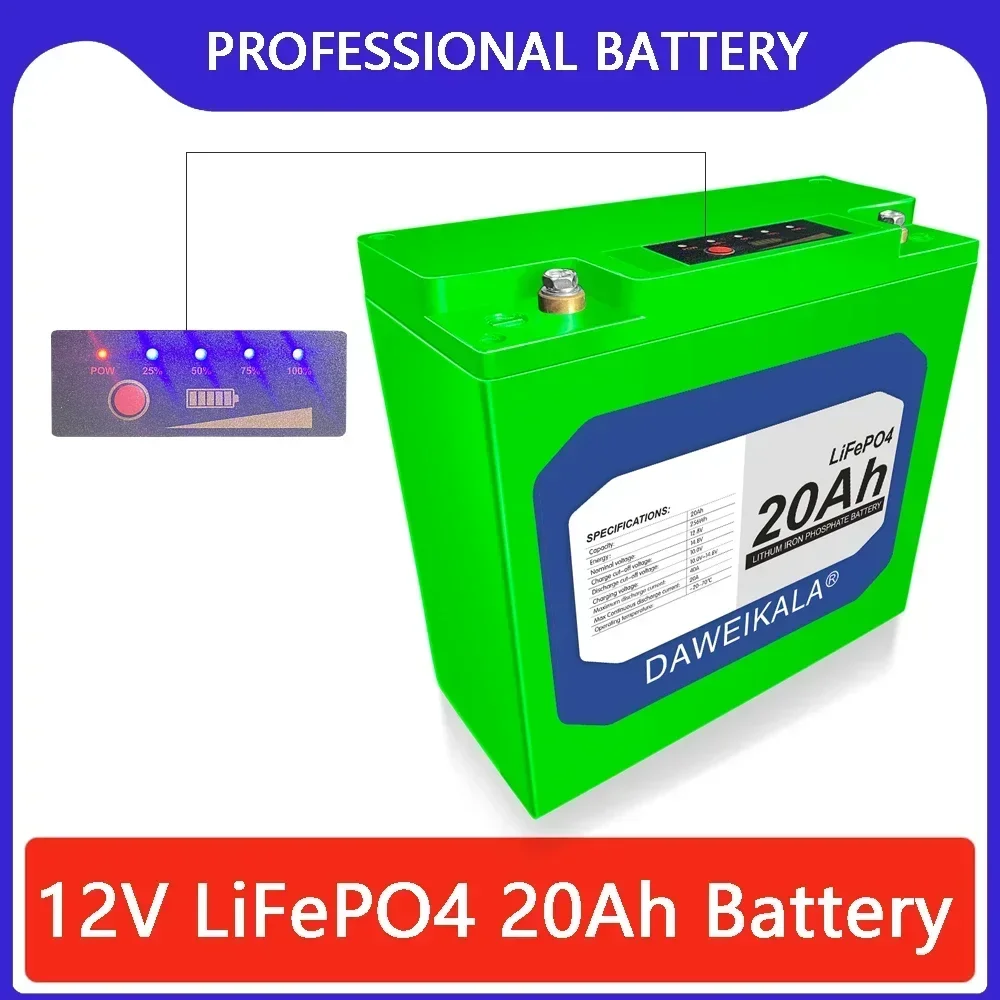 12V 20Ah LiFePO4 Battery With  - Fish Finder Battery 12V ulasan dan harga