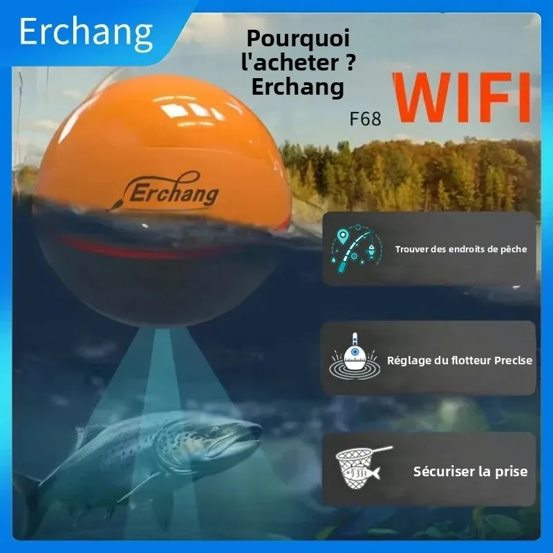 Erchang F68 WiFi Fish Finder 1 - Fish Finder Kayak Portable ulasan dan harga