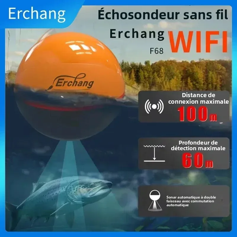 Erchang F68 WiFi Fish Finder 1 - Fish Finder Kayak Portable ulasan dan harga