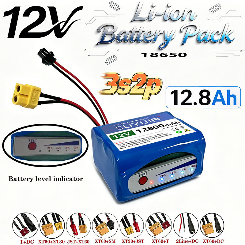18650 Lithium Battery 3s2p 12v - Fish Finder Battery 12V ulasan dan harga