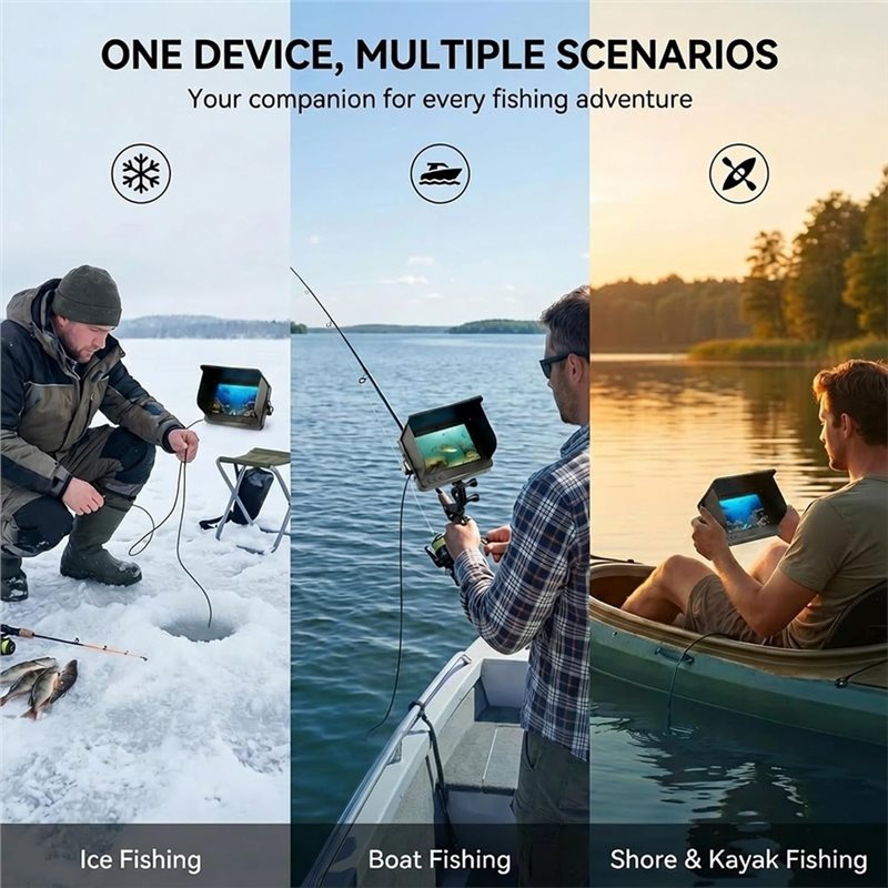 A07T-Fishing Finder Camera Und - Fish Finder Kayak Portable ulasan dan harga