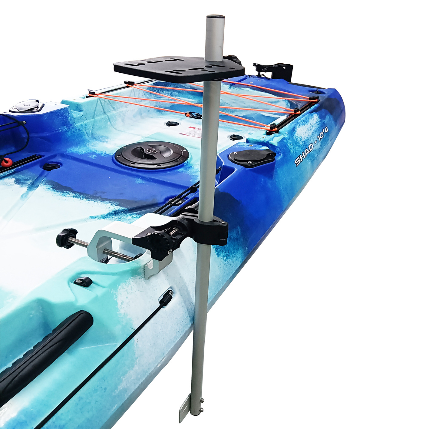 Universal Aluminum Transducer  - Fish Finder Transducer Mount ulasan dan harga