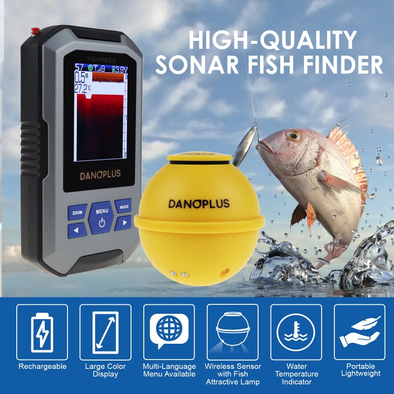 Portable Wireless Fish Finder  - Fish Finder Kayak Portable ulasan dan harga