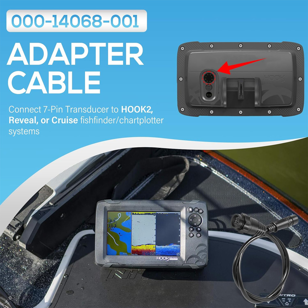 000-14068-001 7-Pin Transducer - Fish Finder Lowrance Hook ulasan dan harga