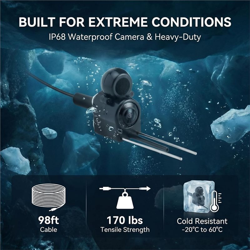 A64T-Underwater Fishing Finder - Fish Finder Kayak Portable ulasan dan harga