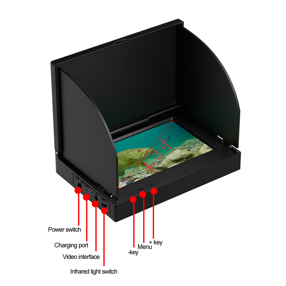 4.3 Inch HD Screen Fish Finder - Fish Finder Ice Fishing ulasan dan harga