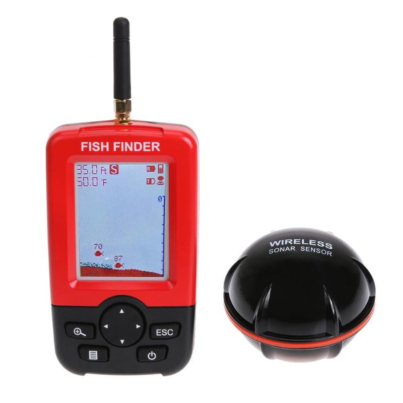 100M Wireless Sonar Sensor Dep - Chirp Sonar Fish Finder ulasan dan harga