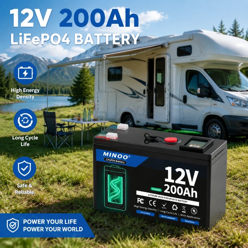 12V 200Ah LiFePO4 Solar Batter - Fish Finder Battery 12V ulasan dan harga