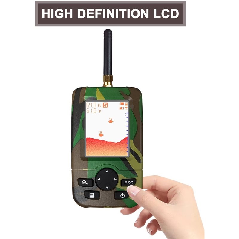 A79E-Portable Fish Finder 1Set - Fish Finder Kayak Portable ulasan dan harga