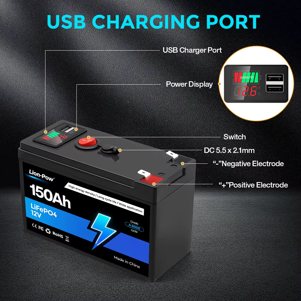 12V 150Ah LiFePO4 Rechargeable - Fish Finder Battery 12V ulasan dan harga