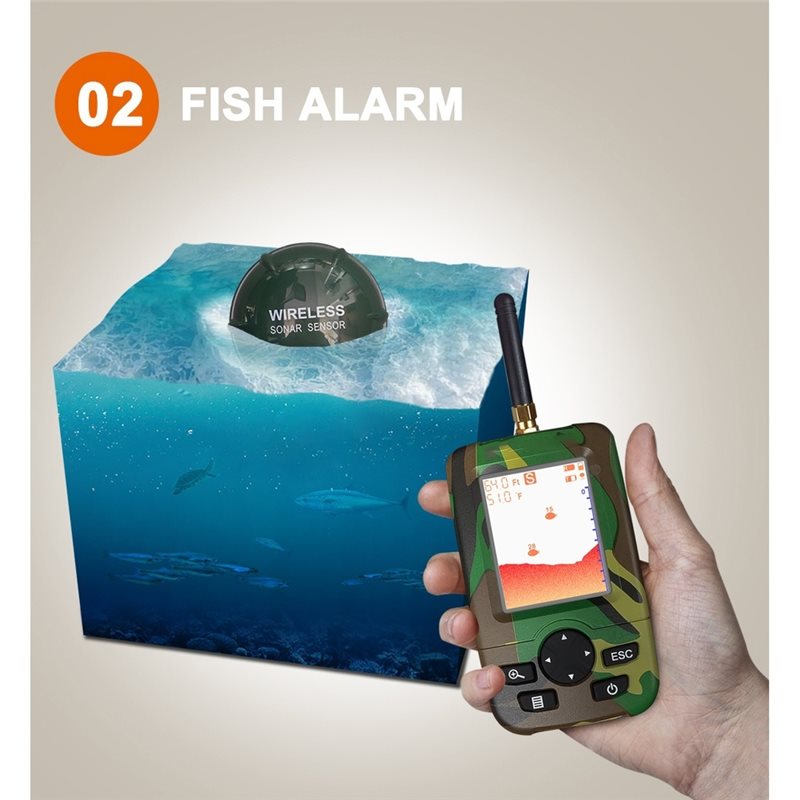 T22C For Boat Fishing Accessor - Fish Finder Kayak Portable ulasan dan harga